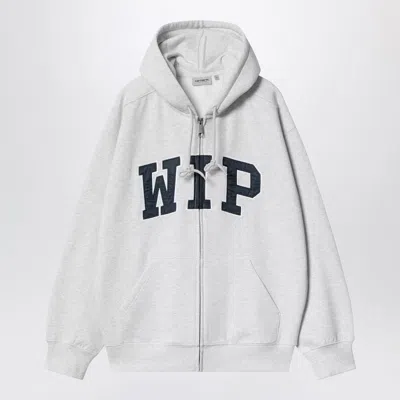 CARHARTT CARHARTT WIP  HOODED WIP SWEAT JACKET COLOUR ASH HEATHER