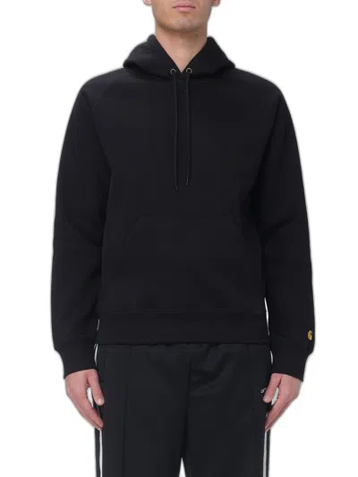 Carhartt Wip Hoodie With Embroidered Logo In Black