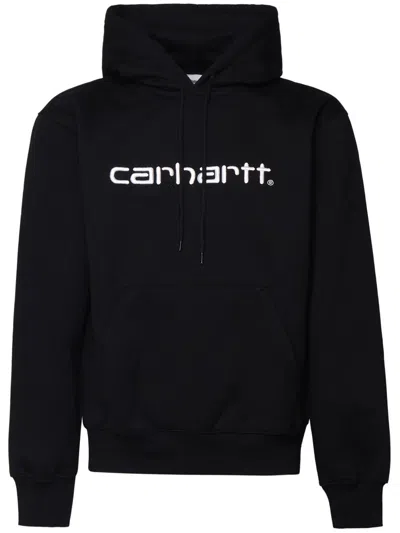 Carhartt Wip Hoodie With Embroidered Logo In Black