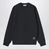 Carhartt Hudson Black Sweatshirt In Black