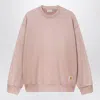Carhartt Hudson Washed Sweatshirt In Pink