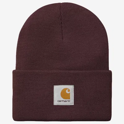 Carhartt Wip I020222 Ribbed Acrylic Beanie In Red