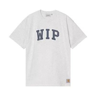 Pre-owned Carhartt Wip Iii T-shirt 'ash Heather (heavy Stone Wash)' | Grey | Men's Size M In Gray