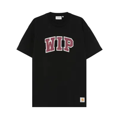 Pre-owned Carhartt Wip Iii T-shirt 'heavy Wash Stone' | Black | Men's Size L
