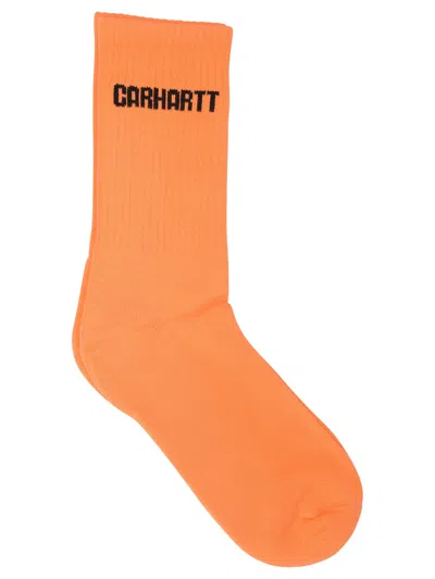 Carhartt Wip "industry Socks" Socks In Orange