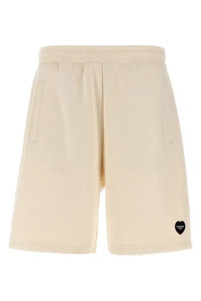 Carhartt 'ingo' Shorts Elastic Waistband In Metallic