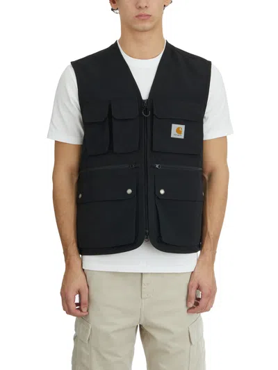 Carhartt Wip Irwin Vest Poly Poplin In Black