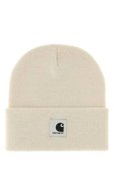 Carhartt Wip Ivory Acrylic W' Ashley Beanie In White
