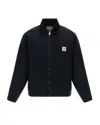 Carhartt Work In Progress Detroit Organic Cotton Canvas Jacket In Black