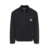 Carhartt Work In Progress Detroit Organic Cotton Canvas Jacket In Black