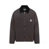 Carhartt Winter Og Detroit Jacket Aged Canvas Tobacco In Gray