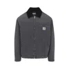 Carhartt Detroit Utility Jacket Front Pocket In Gray