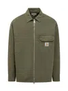 Carhartt Shirt Jacket With Logo In Green