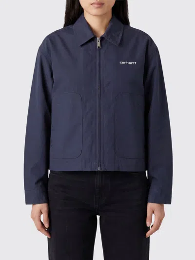 Carhartt Wip Jacket Woman Color Blue