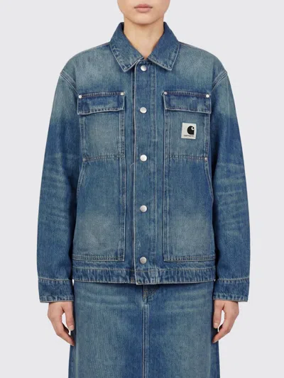 Carhartt Wip Jacket Woman Color Blue 1