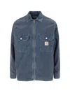 Carhartt Relaxed Fit Jacket Buttoned Cuffs In Blue