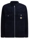 Carhartt Casual Corduroy Jacket Button Cuffs In Blue