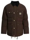Carhartt Wip Water-repellent Zip Jacket In Brown