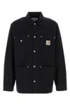 Carhartt Work In Progress Flint Corduroy Button-up Shirt In Black