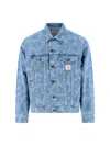Carhartt Duck Helston Jacket In Blue