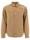 Carhartt Pockets Double Chest Sleeves Long In Brown