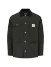 Carhartt Long Sleeve Jacket With Chest And Front Pockets In Green