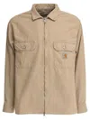 Carhartt Whitsome Overshirt Puffer Jackets Beige In Brown