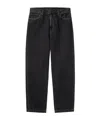 Carhartt Pantalon Newel Black Stone Washed In Black