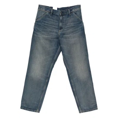 Carhartt Single Knee Double-pocket Jeans In Blue