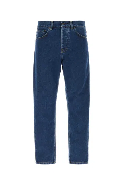 Carhartt Pantalone-32 Nd  Wip Male In Blue