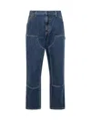 Carhartt Double Knee Jeans In Blue