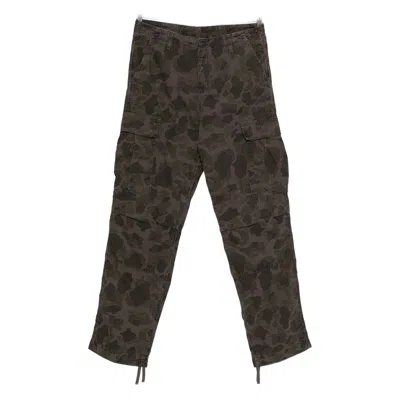 Carhartt Duck Cargo Trousers In Brown
