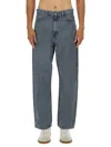 Carhartt Light Blue Denim Landon Pant In Gray