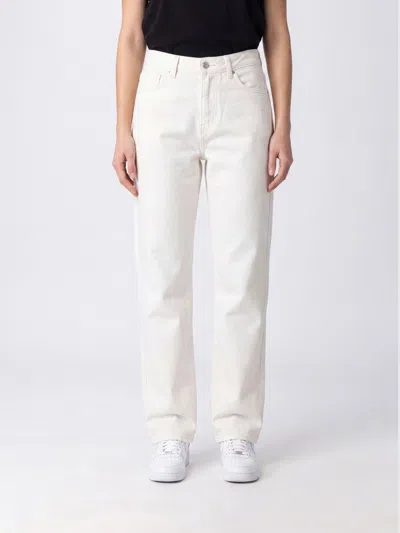 Carhartt Wip Jeans Woman Color White