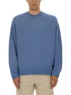 Carhartt Hudson Cotton Sweatshirt In Blue