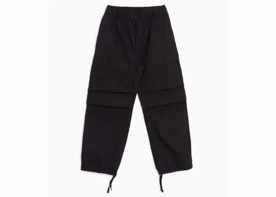 Pre-owned Carhartt Wip Jet Cargo (rinsed) Pant In Black