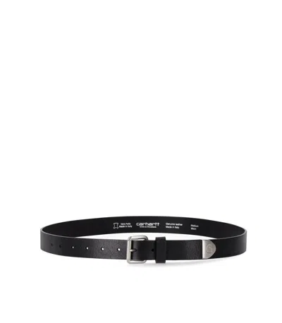 CARHARTT CARHARTT WIP JUKE BLACK GUN METAL BELT