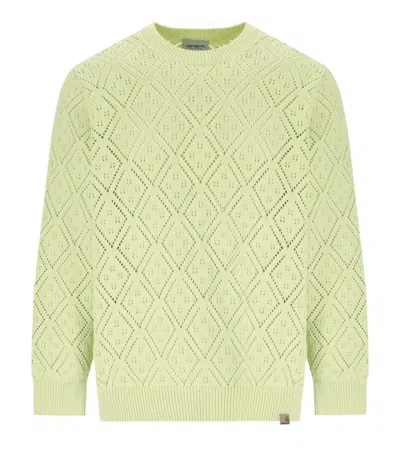 CARHARTT CARHARTT WIP KALEY AIR GREEN CREWNECK JUMPER
