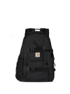 Carhartt Wip Kickflip Backpack Recycled Polyester Canvas In Black
