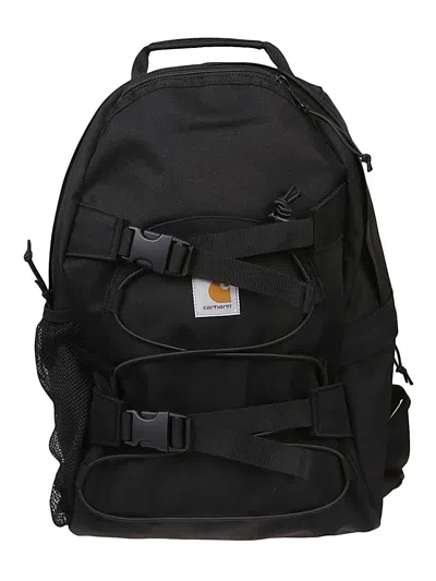 Carhartt Wip Kickflip Buckle-fastening Bungee-cord Backpack In Black