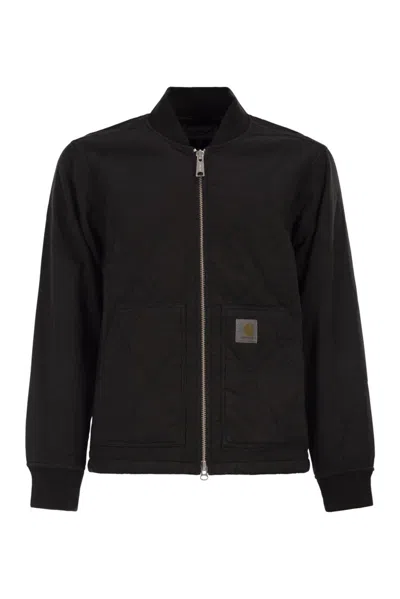 Carhartt Wip Kylan Liner - Cotton Bomber Jacket In Black
