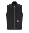 Carhartt Wip Lachlan Black Vest In Black