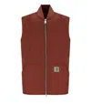 Carhartt Wip Lachlan Vermillion Vest In Brown