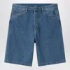Carhartt Wip Men's Landon Blue Denim Shorts In Blue