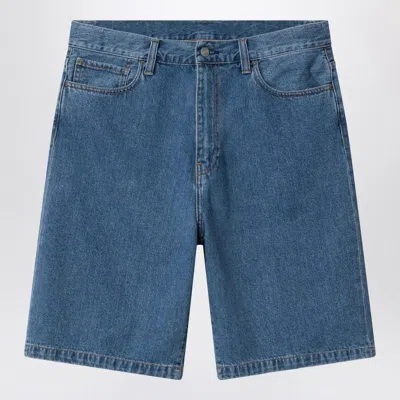 Carhartt Wip  Landon Blue Denim Shorts