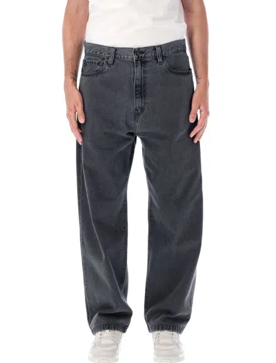 Carhartt Wip Landon Jeans In Black Heavy Stone Wash