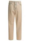 Carhartt Wip Cream Denim Landon Jeans In Neutral