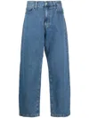 Carhartt Wip Landon Jeans With A Wide-leg Cut In Blue