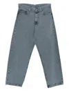 Carhartt Landon Logo-patch Jeans In Blue