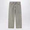 Carhartt Landon Loose Tapered Cotton Pants In Gray